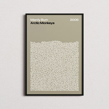 Arctic Monkeys Mardy Bum Lyrics Print, 3 of 9