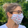 London Icons Fitted Fabric Reusable Face Mask Bamboo, thumbnail 3 of 5