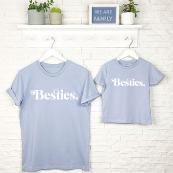 Mother And Child Besties T Shirt Set, 3 of 5