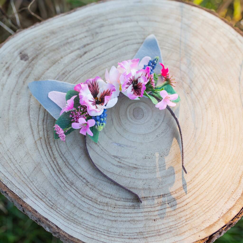 Download Easter Bunny Ears Flower Headband By Luna And Wild ...