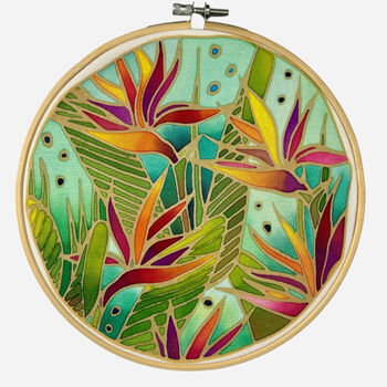 Bird Of Paradise DIY Batik Craft Kit For Beginners, 7 of 9