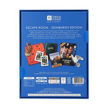 Edinburgh Mini Escape Room Game For Small Groups Christmas Family Game, 5 of 5