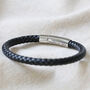 Men's Personalised Leather Bracelet, thumbnail 8 of 11