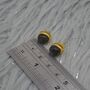 Labradorite Sterling Silver Stud Earrings, thumbnail 7 of 9