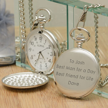 Personalised Message Pocket Watch, 3 of 6