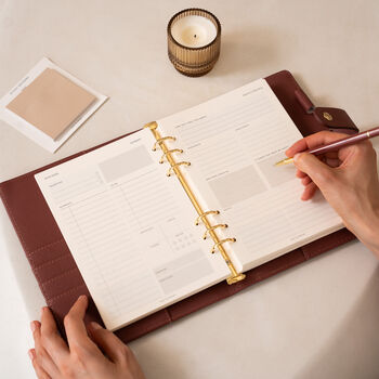 Minimal 2026 Daily Planner A5 Inserts/Refills, 4 of 4