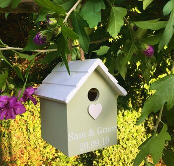 Personalised Heart Birdhouse, 6 of 7