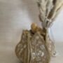 Gold Handcrafted Raw Silk Potli Bag/Wrist Bag, thumbnail 1 of 8