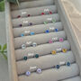 Sterling Silver 925 Swarovski Crystal Any Birthstone Ear Stud Earrings, thumbnail 2 of 9