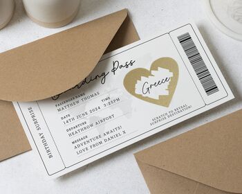 Simple Holiday Scratch To Reveal Card, 2 of 4