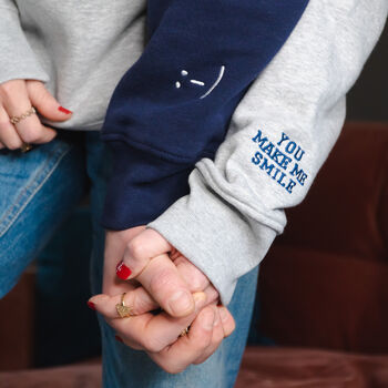You Make Me Smile Embroidered Sweatshirt Set By Rock On Ruby ...