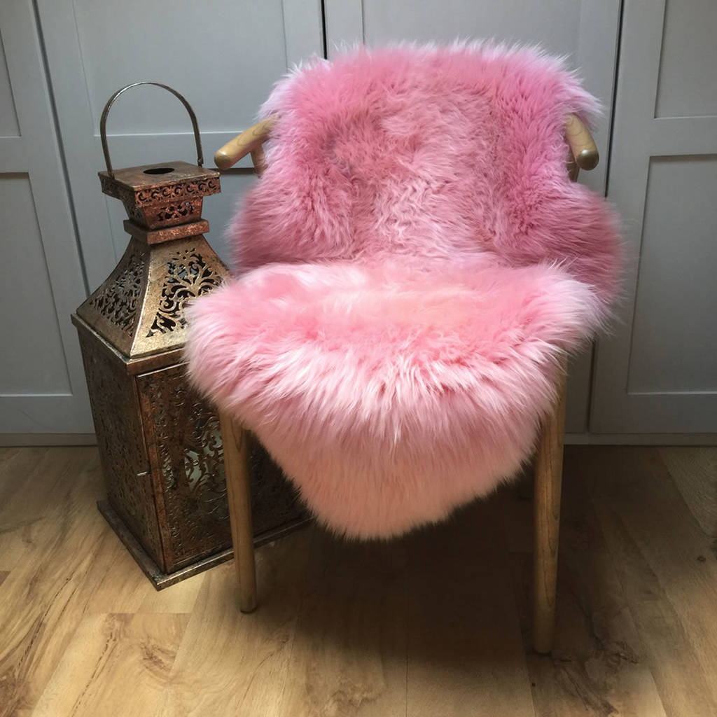 Luxury Hot Pink Sheepskin Rugs By Cowshed Interiors