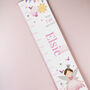 Personalised Fairy Princess Height Chart, thumbnail 5 of 5