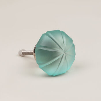 G Decor Umbrella Diamond Stylish Matt Glass Knobs, 12 of 12