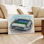 Chelsea Stamford Bridge Football Art Print, thumbnail 2 of 3