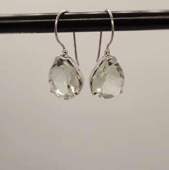 Green Amethyst Drop Earrings, 6 of 9