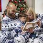 Matching Family Christmas Pyjamas In Navy | Christmas Eve P Js For The Whole Family, thumbnail 3 of 9