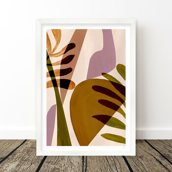 Warm Tone Abstract Shapes Art Print, 8 of 11