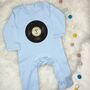 'Totally Awesome Records' Personalised Babygrow, thumbnail 7 of 8