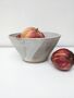 Handmade Ceramic Bowl With Almond Glaze, thumbnail 1 of 3