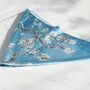 Van Gogh Almond Blossom Silk Blend Small Sqaure Scarf, thumbnail 4 of 5