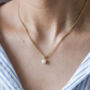 Shinju 18 K Gold Plated Real Freshwater Pearl Necklace, thumbnail 4 of 5