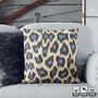 Ikat Cushion Cover With Leopard Pattern, thumbnail 7 of 7