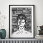 The Songs Of Bowie Illustration Print, thumbnail 7 of 8