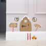 Door To The North Pole Elf Idea Fabric Stickers, thumbnail 1 of 3