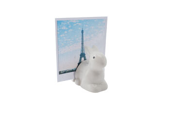 Send With Love Ceramic Bunny Photo Holder, 3 of 5