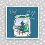 Dad With Lots Of Love At Christmas Card, thumbnail 1 of 3