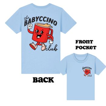 Babyccino/ Papaccino Father And Child Matching T Shirts, 2 of 5