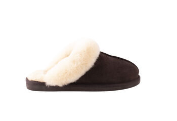 Jessica Sheepskin Slipper In Silver Or Cognac From Shepherd Of Sweden, 9 of 9
