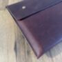 Personalised Chocolate Brown A4 Documents Folder, thumbnail 5 of 9