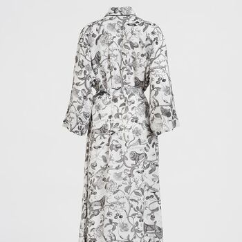 Tree Of Life Monochrome Long Kimono, 4 of 4