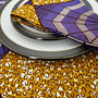 African Print Cotton Napkin | Bunmi Print, thumbnail 2 of 8