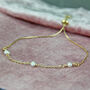 Delicate Pearl Sliding Bracelet, thumbnail 5 of 10