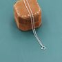 Sterling Silver Minimalist Double Layer Satellite Chain Bracelet, thumbnail 5 of 12