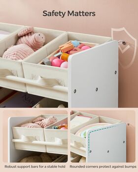 Toy Organiser Non Woven Fabric Boxes Children's Room, 7 of 10