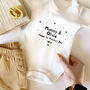 First Mummy's Day Personalised Babygrow, thumbnail 1 of 3