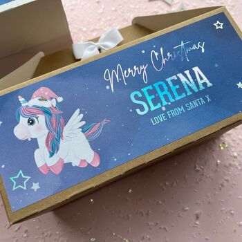 Personalised Unicorn Christmas Eve Gift Box, 5 of 5