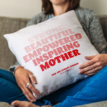 Empowered Mother Personalised Cushion, 2 of 4