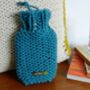 Mini Lambswool Hot Water Bottle Cover, thumbnail 1 of 3