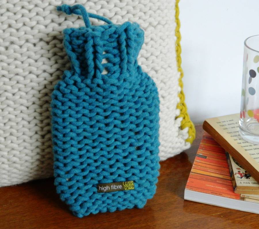 Mini Lambswool Hot Water Bottle Cover, 1 of 3