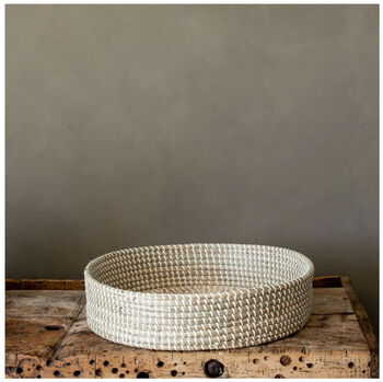 Samla Large Handmade Seagrass Tray, 2 of 6