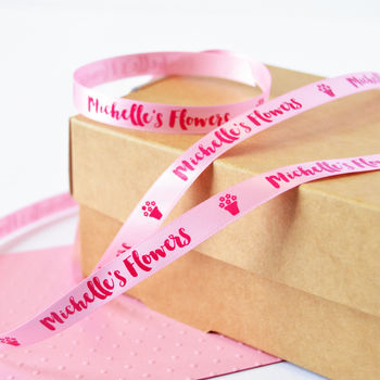 Business Branded 10mm Personalised Printed Ribbon, 2 of 5