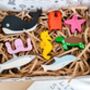 Handmade Set Of Eight Sealife Wooden Toy Creatures, thumbnail 1 of 3