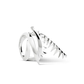Serpent Ring In Silver, 2 of 4