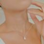 Pink Forest Bell Copper Necklace, thumbnail 3 of 10