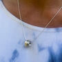 Karma Fortune Silver Spinning Necklace, thumbnail 3 of 9